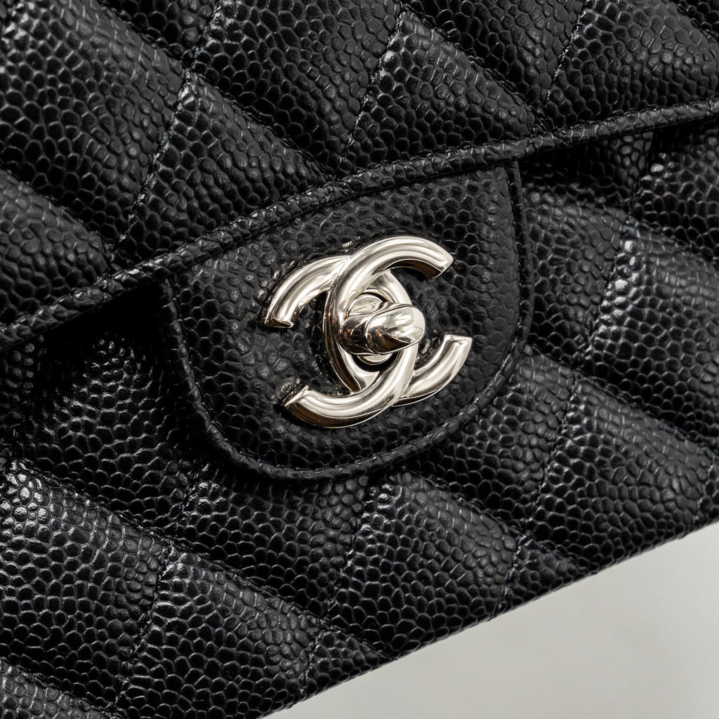 chanel-small-classic-double-flap-bag-caviar-black-shw-1