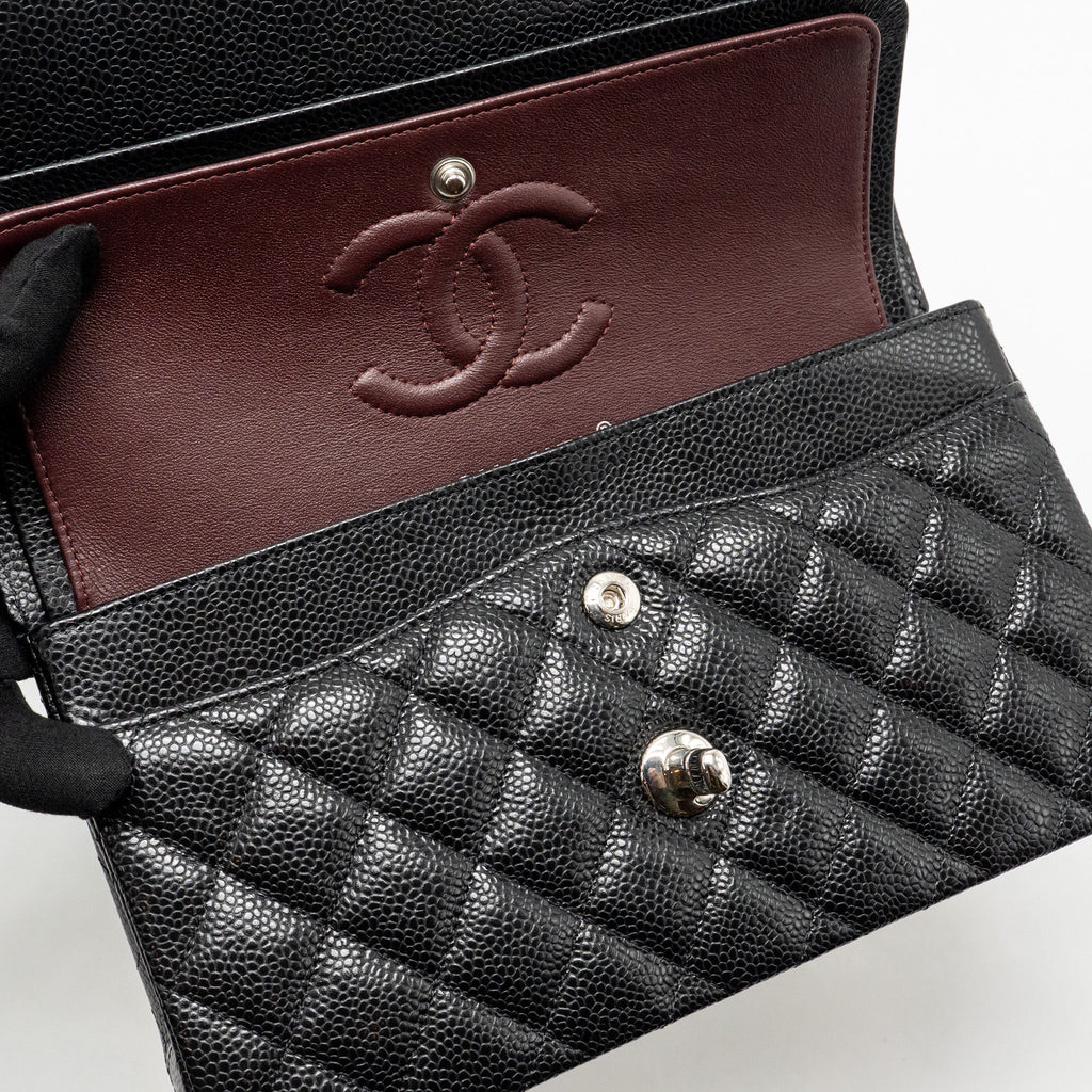 chanel-small-classic-double-flap-bag-caviar-black-shw-1