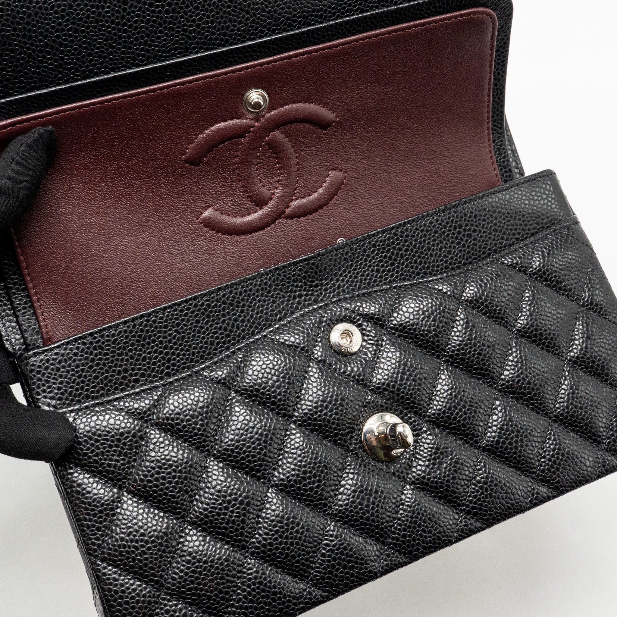 chanel-small-classic-double-flap-bag-caviar-black-shw-1