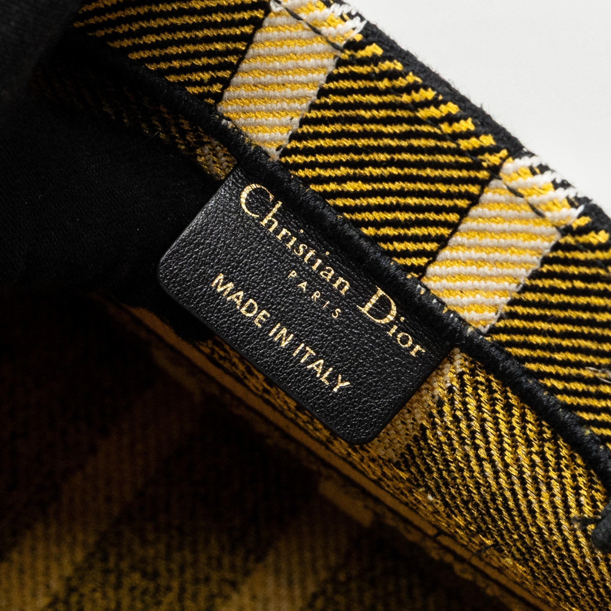 dior-small-book-tote-canvas-yellow-black