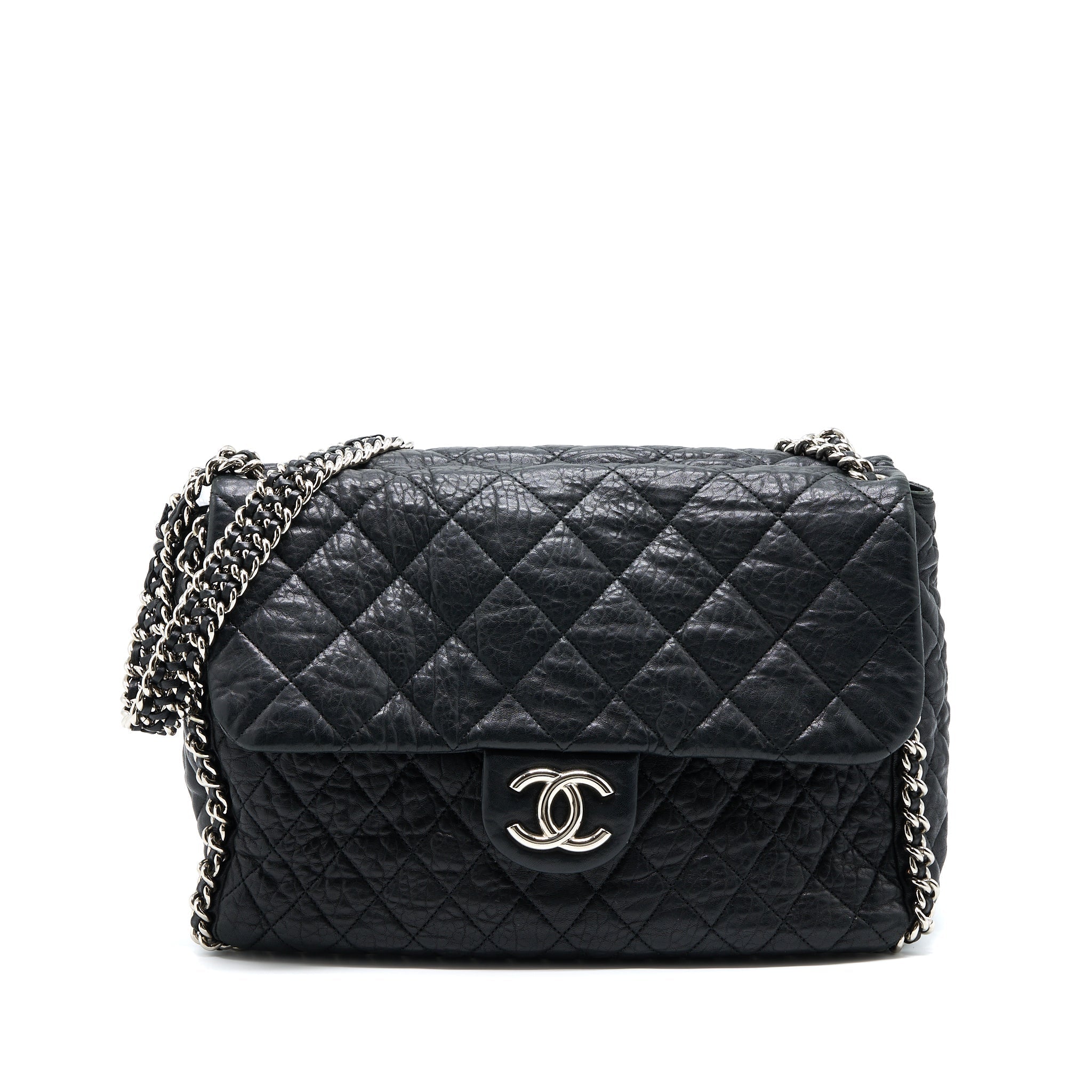 chanel-chain-around-flap-bag-lambskin-black-shw