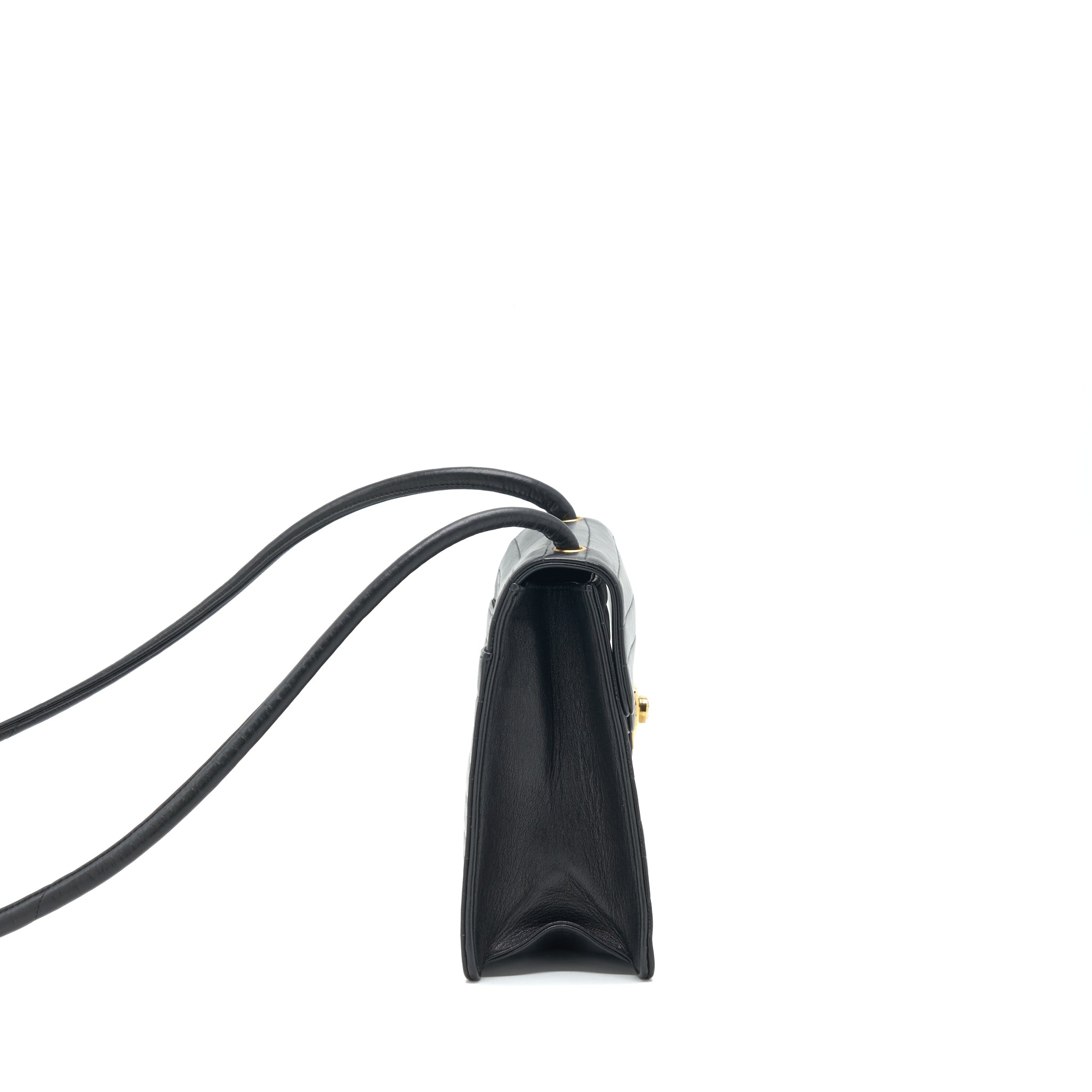 chanel-vintage-kelly-flap-bag-with-long-strap-black-24k-ghw-1
