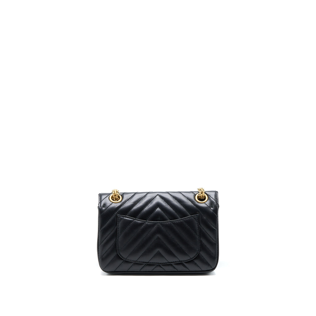 chanel-2-55-mini-chevron-flap-bag-lambskin-black-ghw
