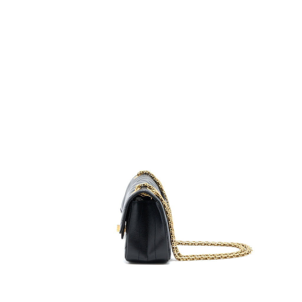 chanel-2-55-mini-chevron-flap-bag-lambskin-black-ghw