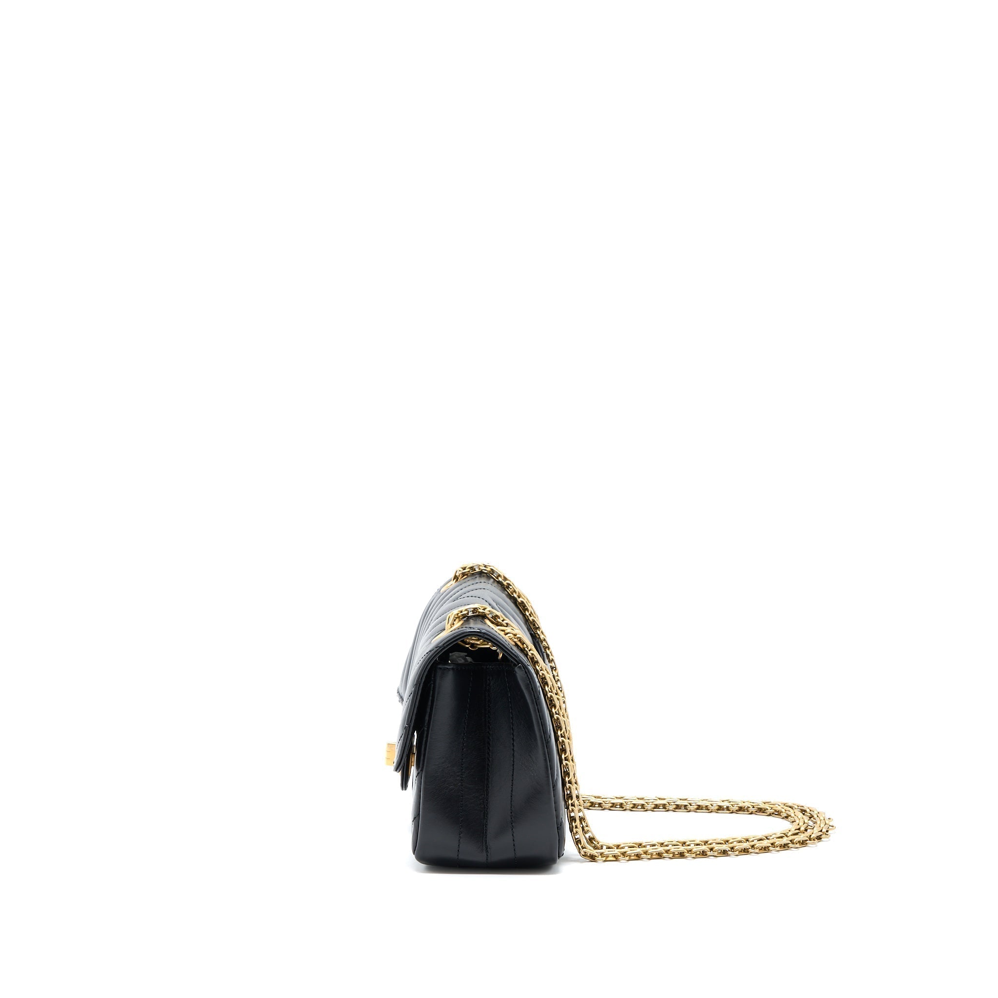 chanel-2-55-mini-chevron-flap-bag-lambskin-black-ghw