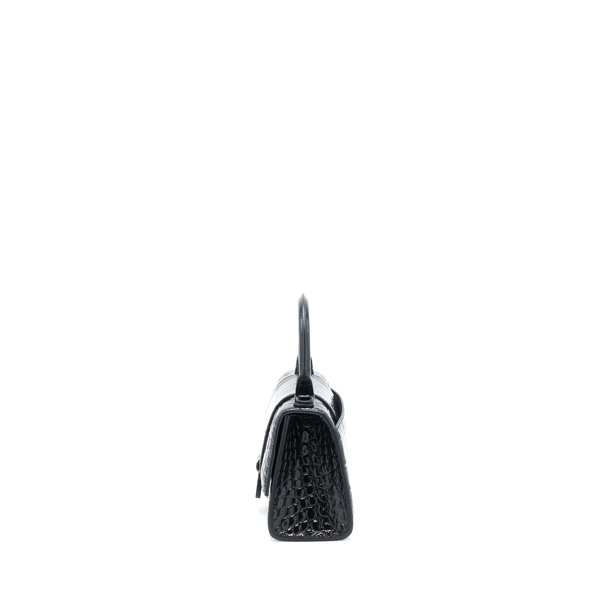 balenciaga-hourglass-xs-croc-embossed-leather-black-with-black-hardware