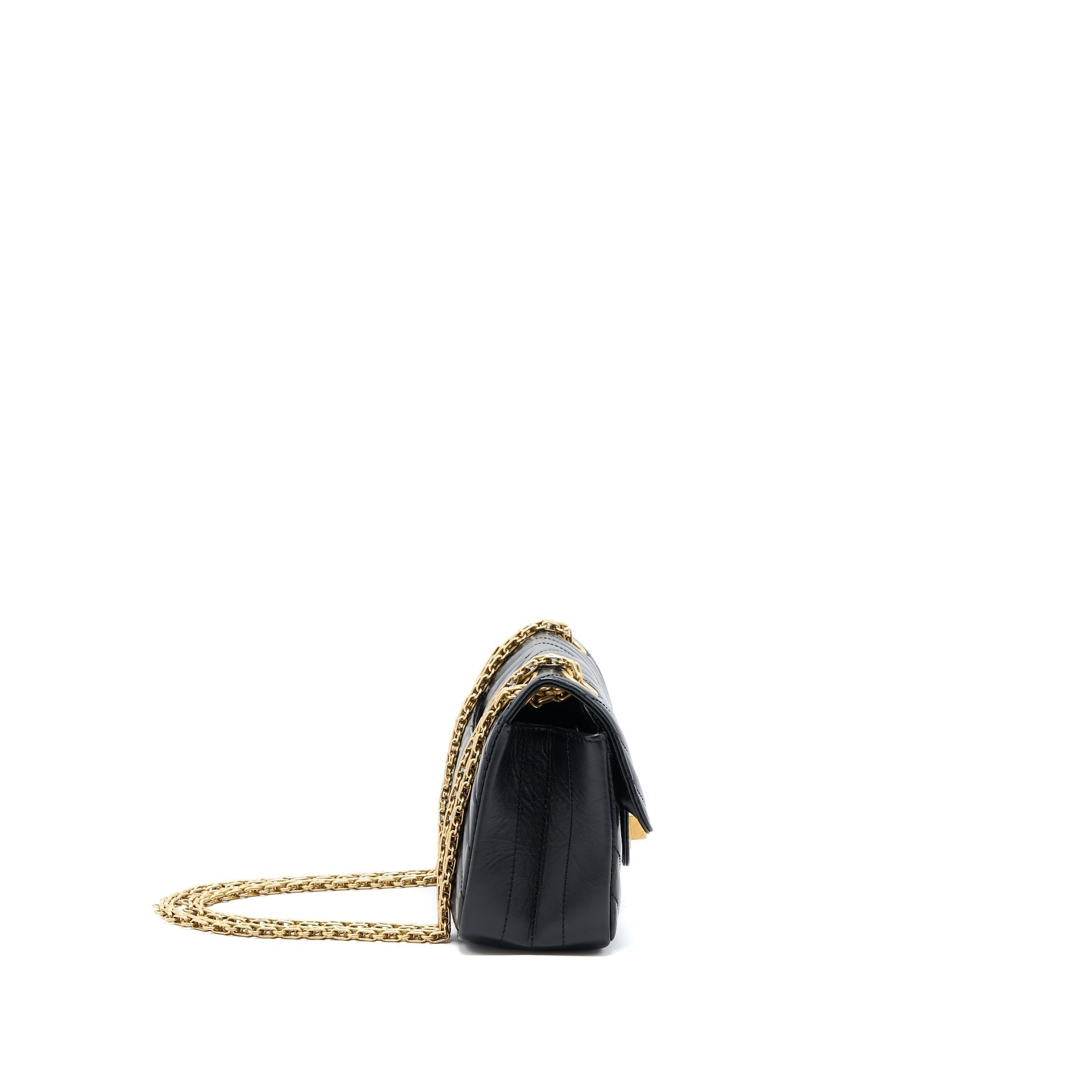 chanel-2-55-mini-chevron-flap-bag-lambskin-black-ghw