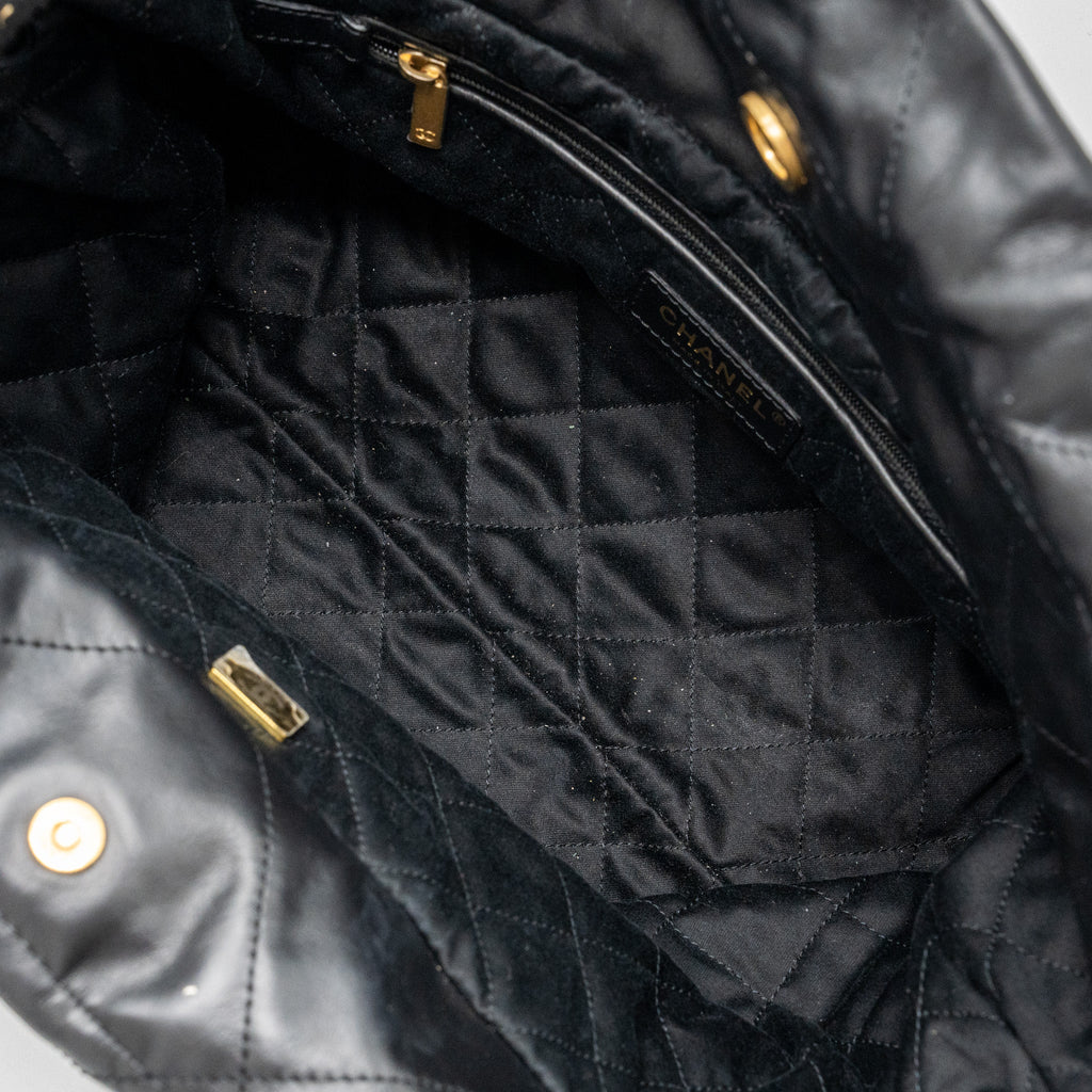 chanel-medium-22-bag-calfskin-leather-black-ghw-microchip-copy