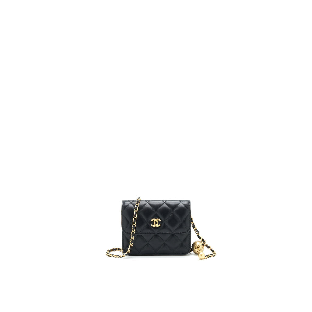 chanel-pearl-crush-mini-belt-coins-purse-card-holder-black-ghw