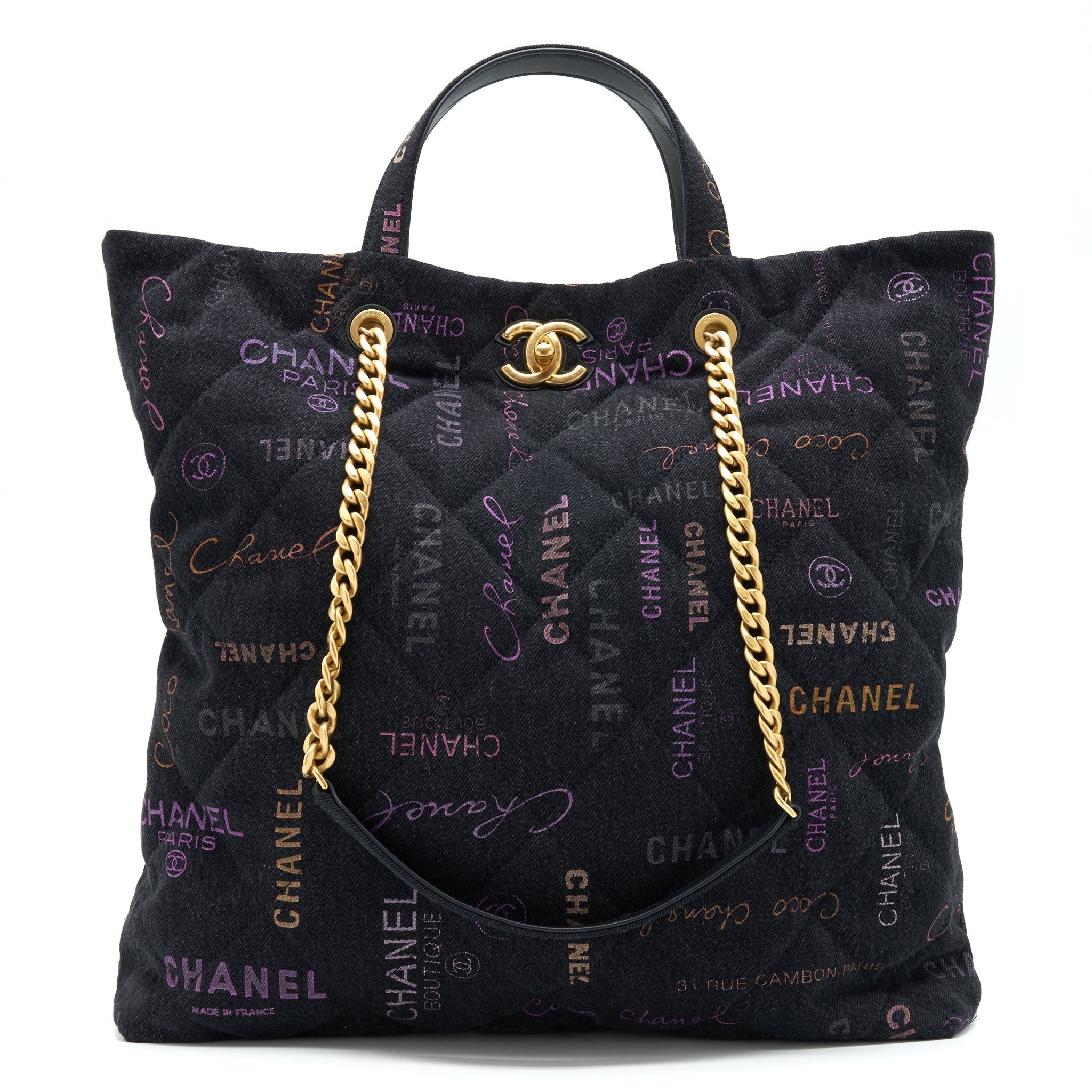 chanel-22p-printed-denim-maxi-shopping-tote-bag-black-multicolour-ghw