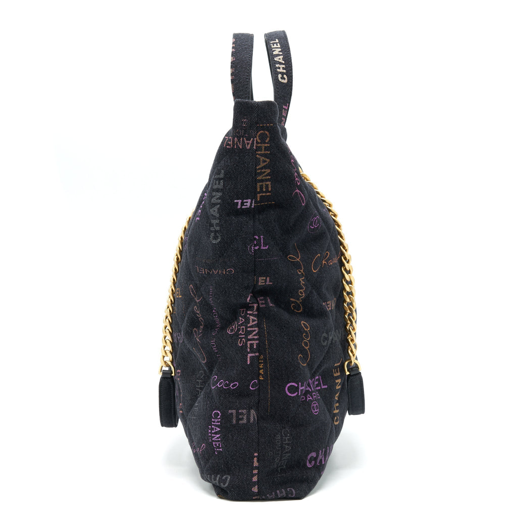 chanel-22p-printed-denim-maxi-shopping-tote-bag-black-multicolour-ghw