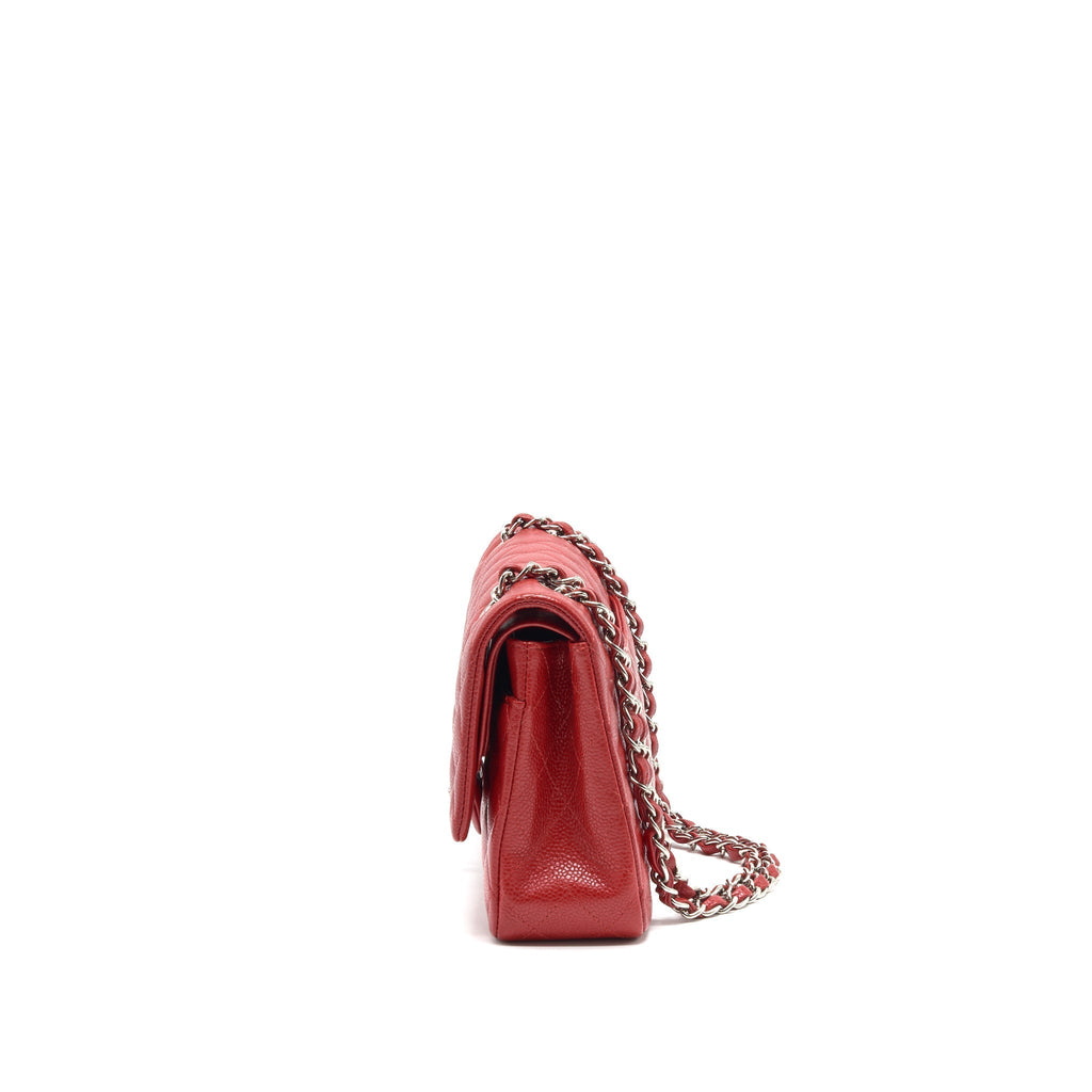 chanel-medium-classic-double-flap-caviar-red-with-shw