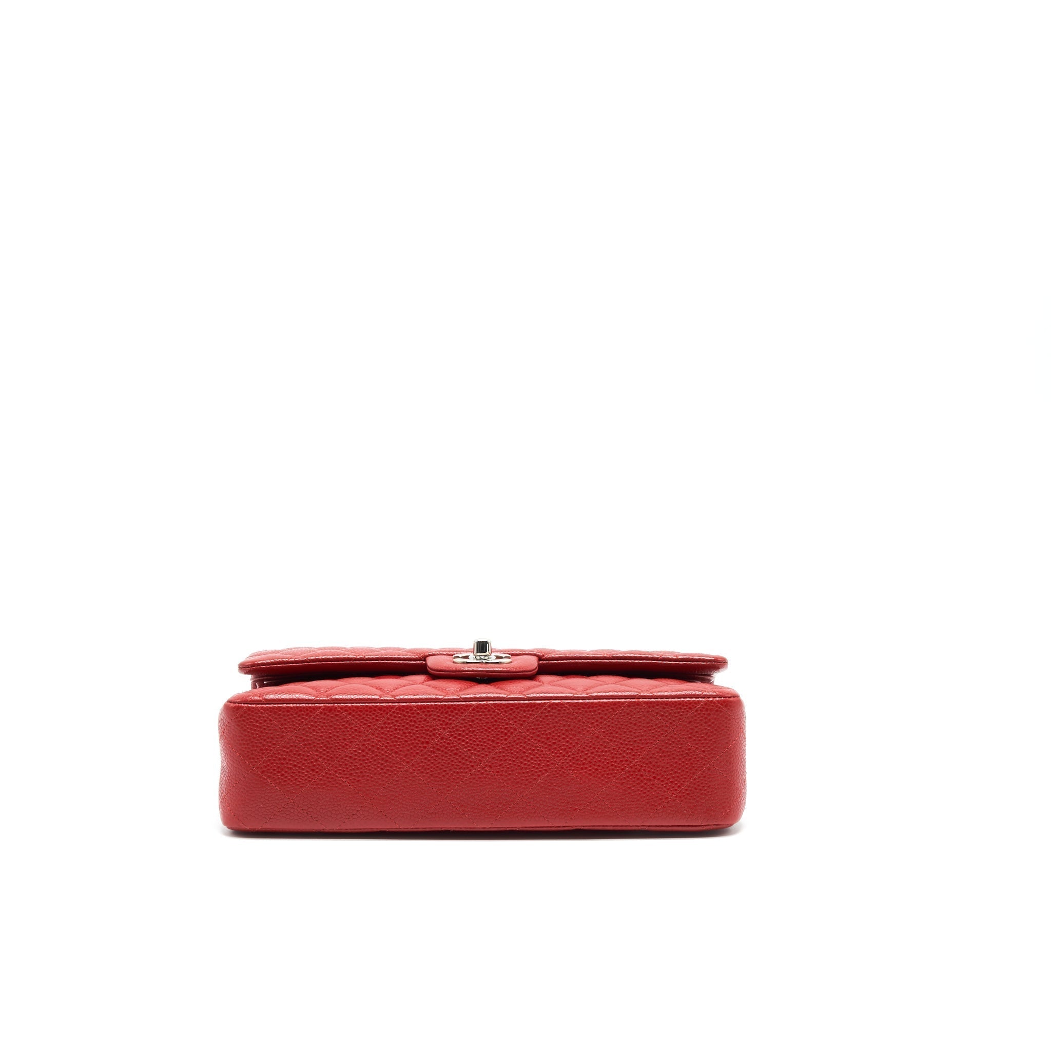 chanel-medium-classic-double-flap-caviar-red-with-shw
