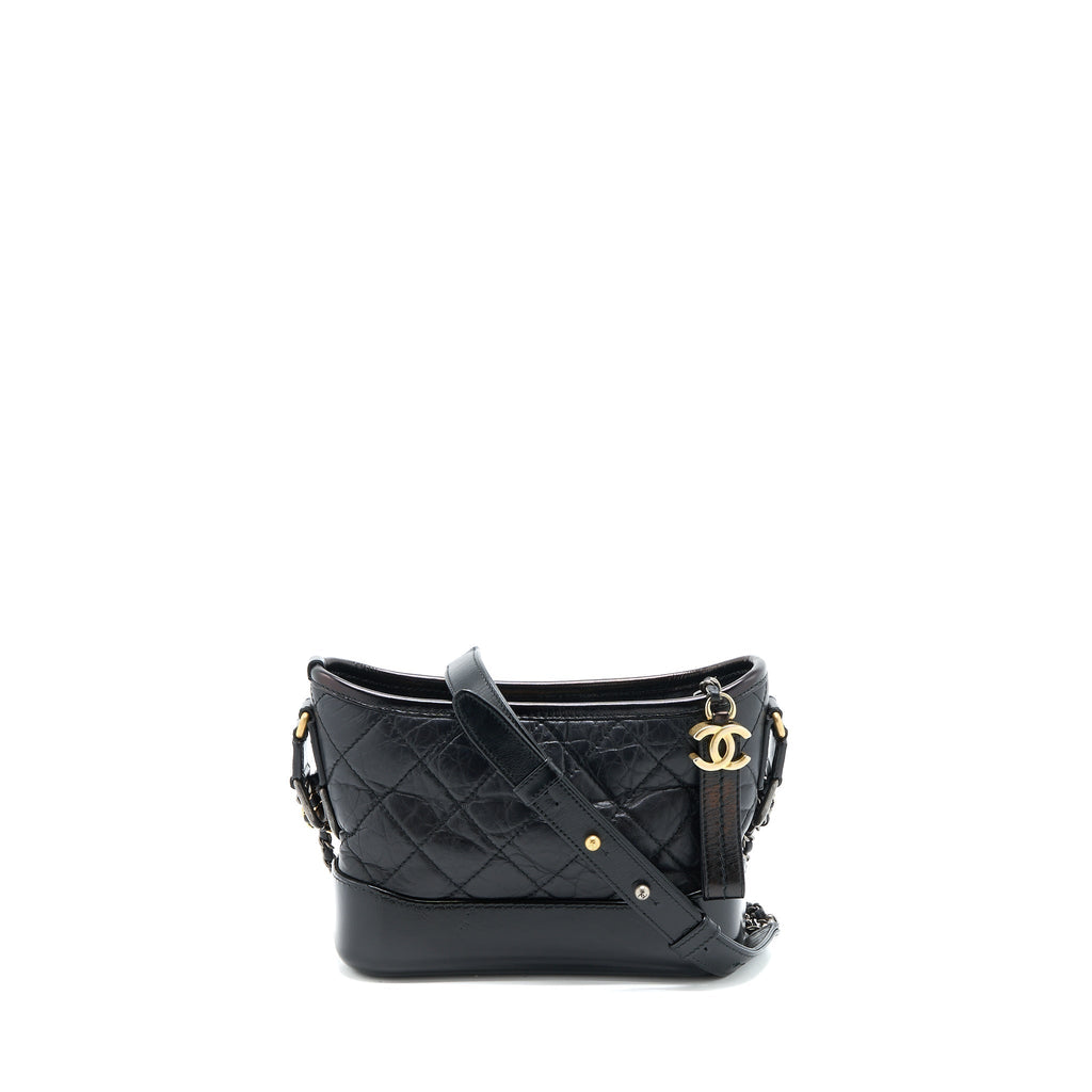 chanel-small-gabrielle-hobo-bag-calfskin-black-with-multicolor-hardware