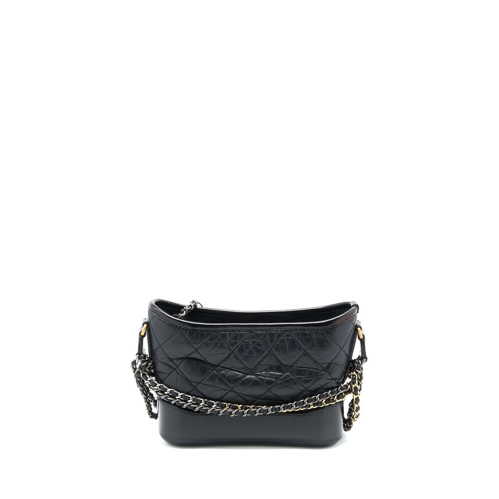 chanel-small-gabrielle-hobo-bag-calfskin-black-with-multicolor-hardware