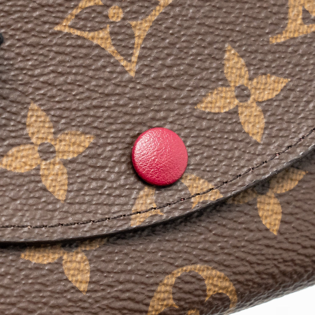 louis-vuitton-rosalie-coin-purse-monogram-canvas-fuchsia-key-pouch-damier-ebene-ghwsell-in-a-set
