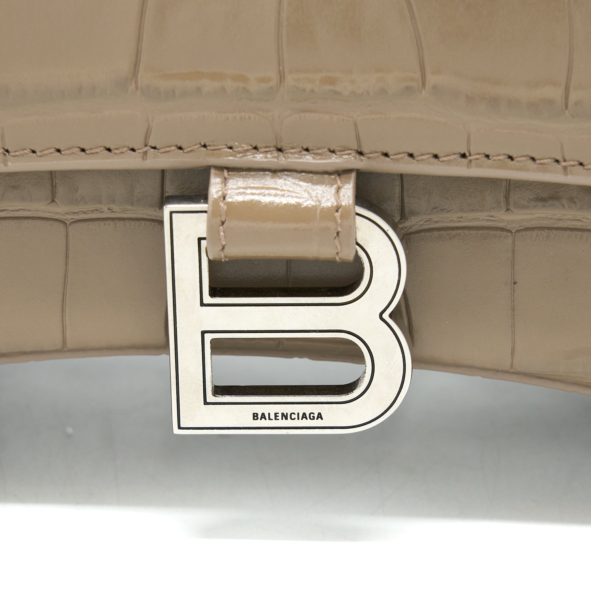 balenciaga-small-hourglass-bag-cro-embossed-calfskin-dark-beige-shw