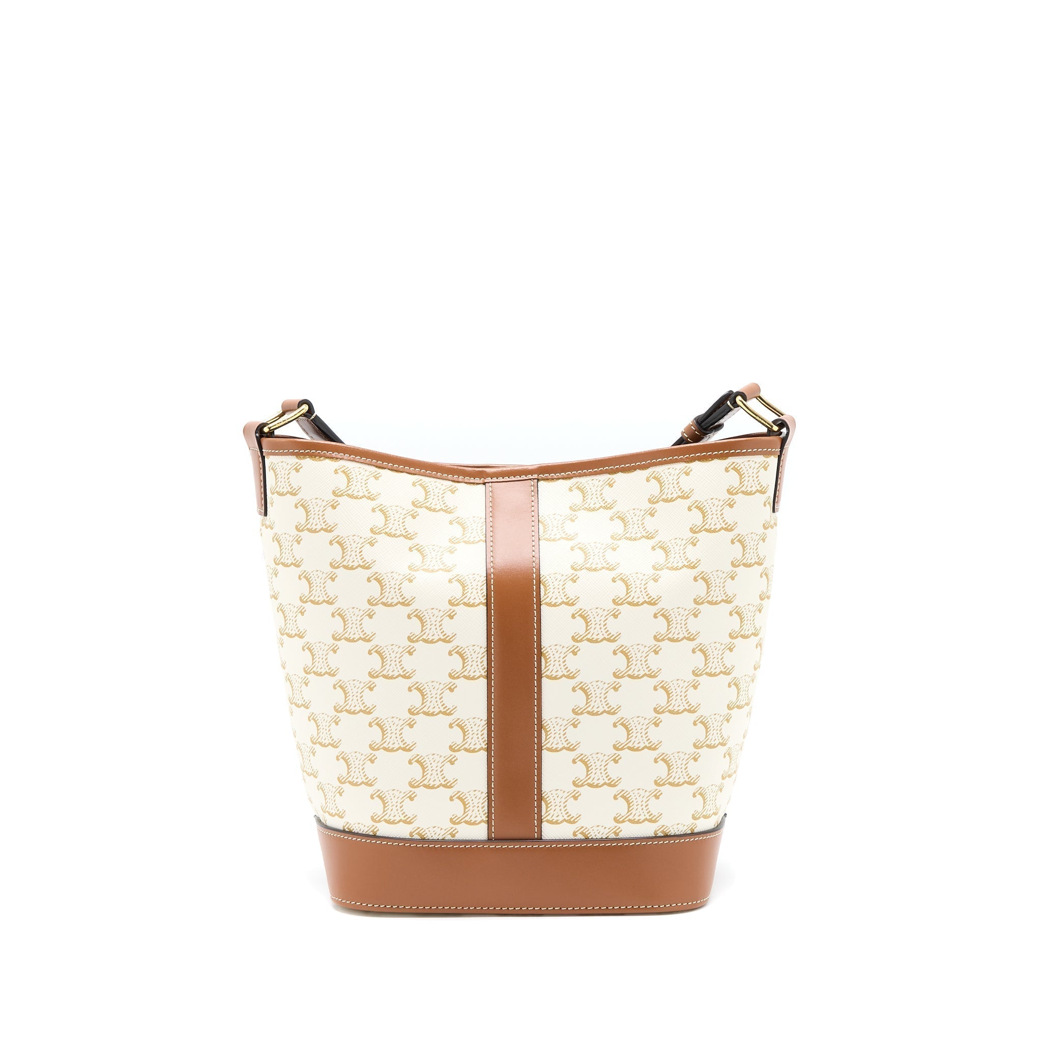 celine-small-bucket-bag-triomphe-canvas-calfskin-white