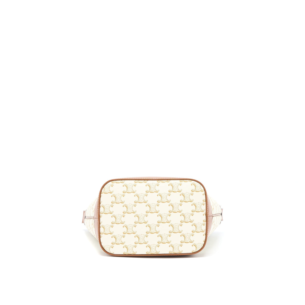 celine-small-bucket-bag-triomphe-canvas-calfskin-white