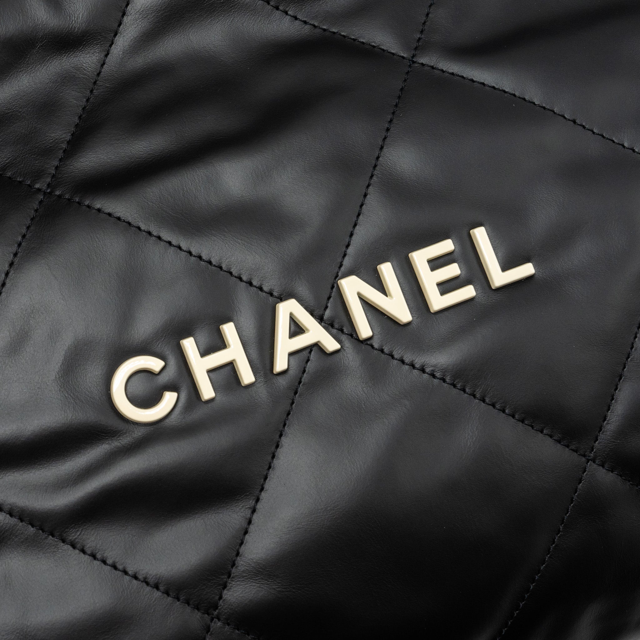 chanel-medium-22-bag-white-letter-calfskin-black-ghwmicrochip