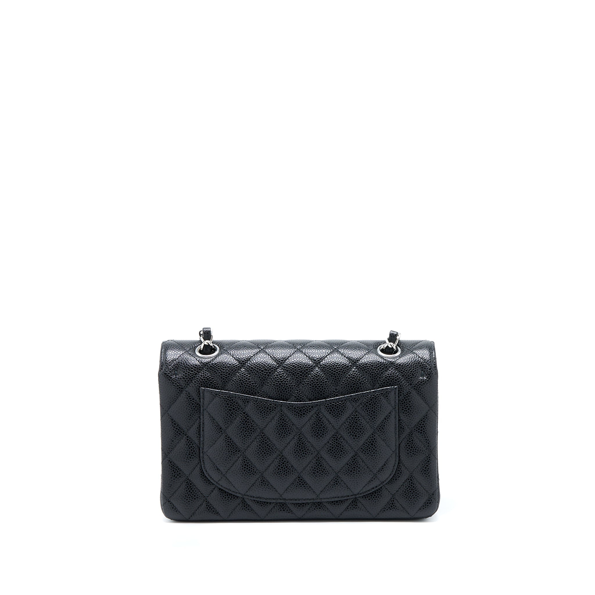 chanel-small-classic-double-flap-bag-caviar-black-shwmicrochip