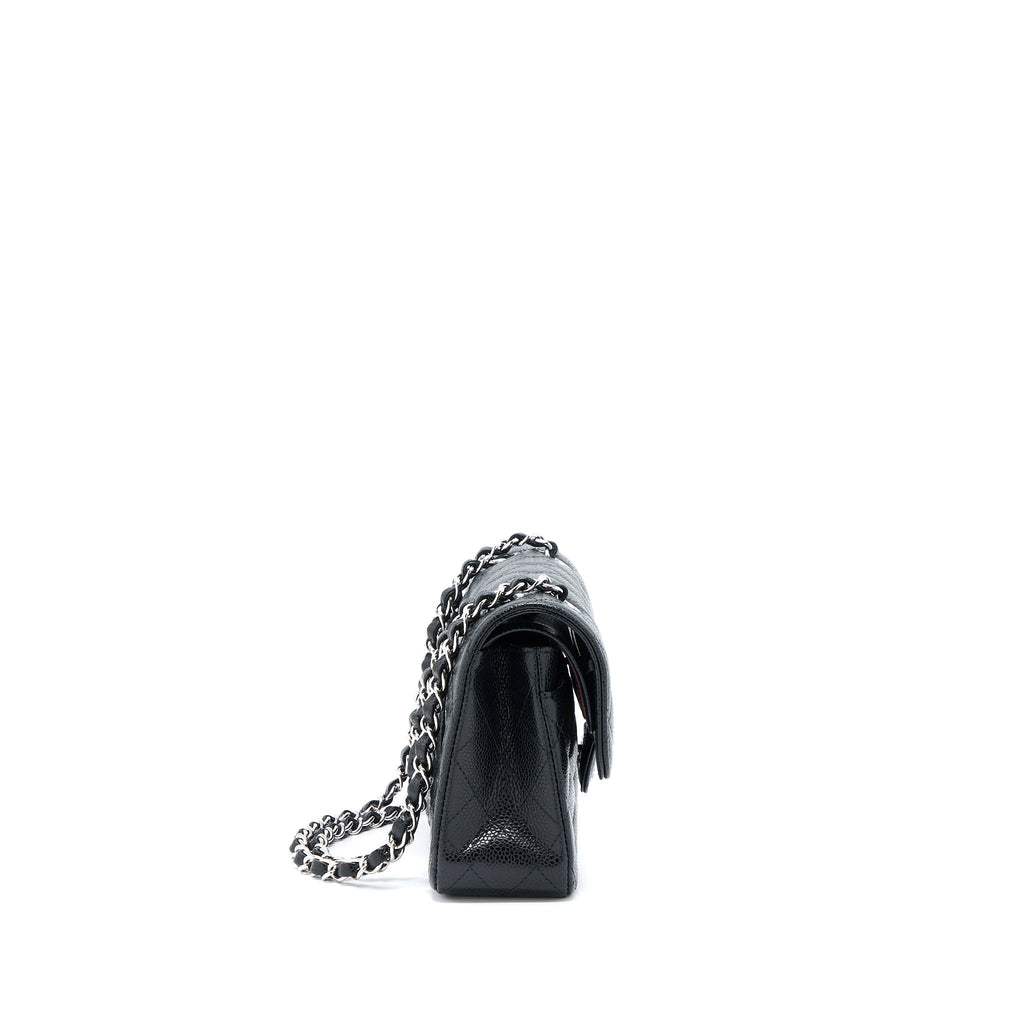 chanel-small-classic-double-flap-bag-caviar-black-shwmicrochip