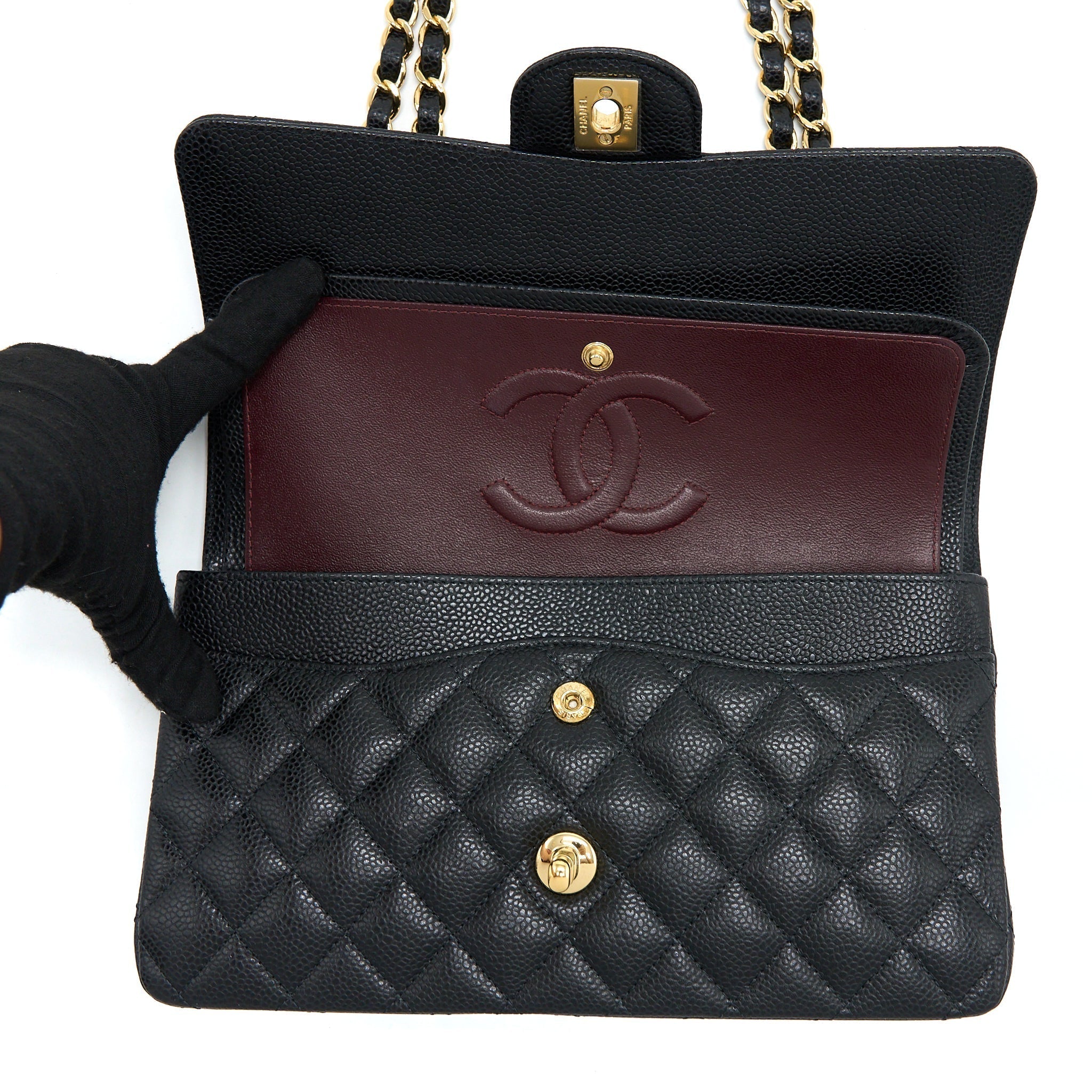 chanel-medium-classic-double-flap-bag-caviar-black-ghw-microchip-5