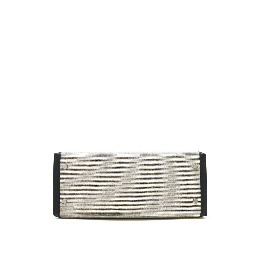 hermes-kelly-28-toile-h-black-beige-shw
