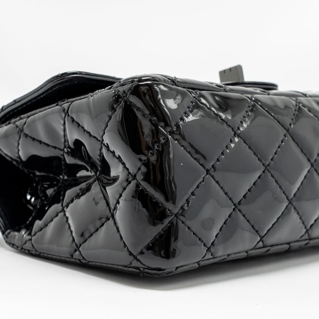 chanel-mini-2-55-reissue-patent-so-black-copy