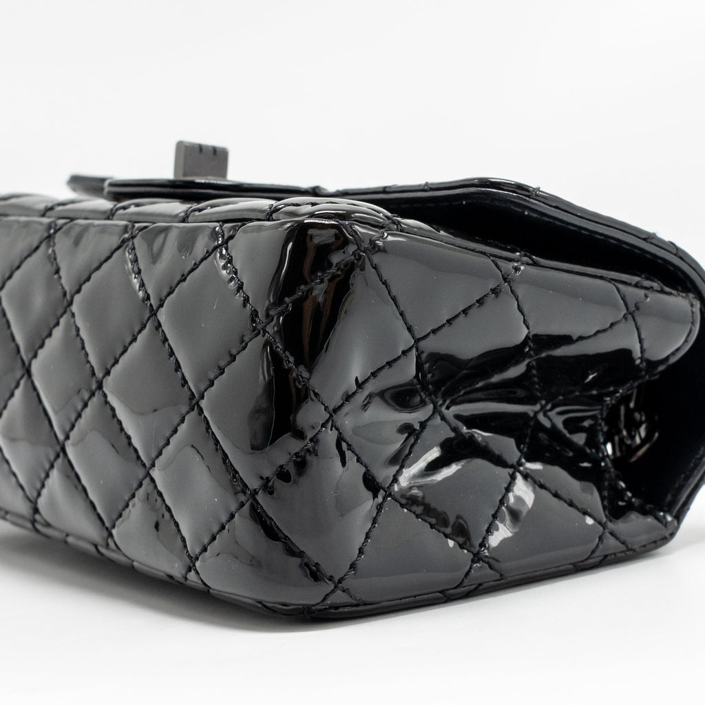chanel-mini-2-55-reissue-patent-so-black-copy