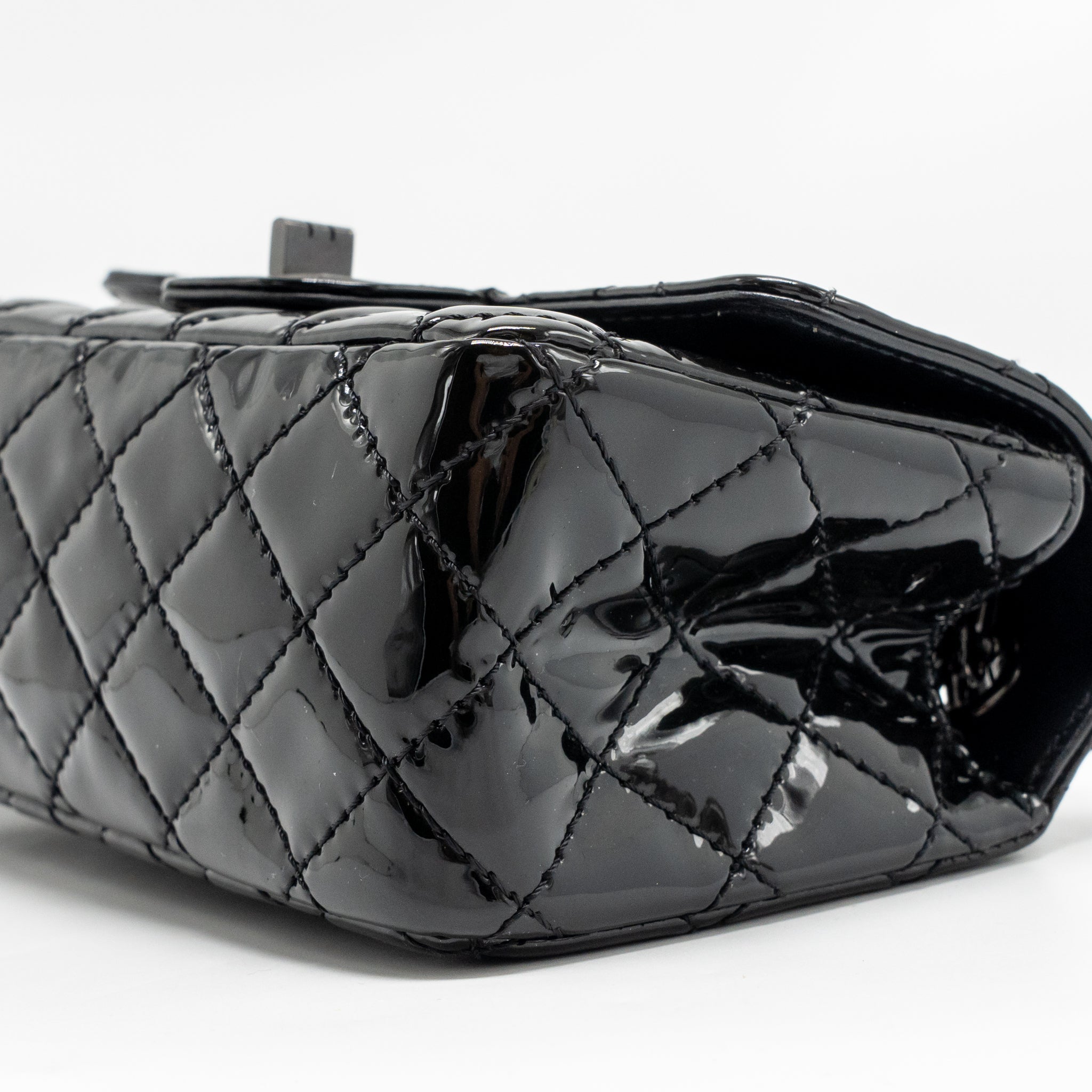 chanel-mini-2-55-reissue-patent-so-black-copy