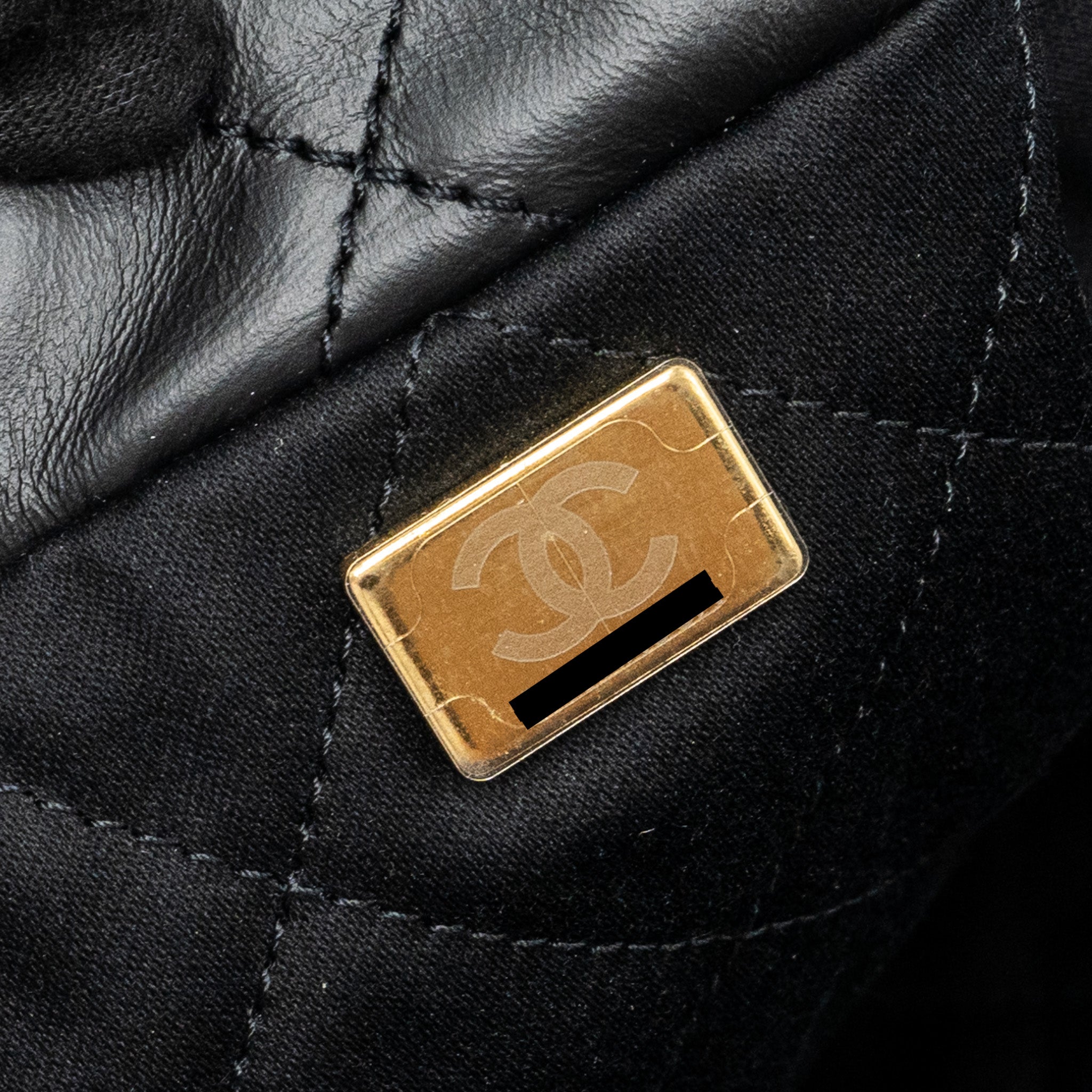 chanel-medium-22-bag-white-letter-calfskin-black-ghwmicrochip