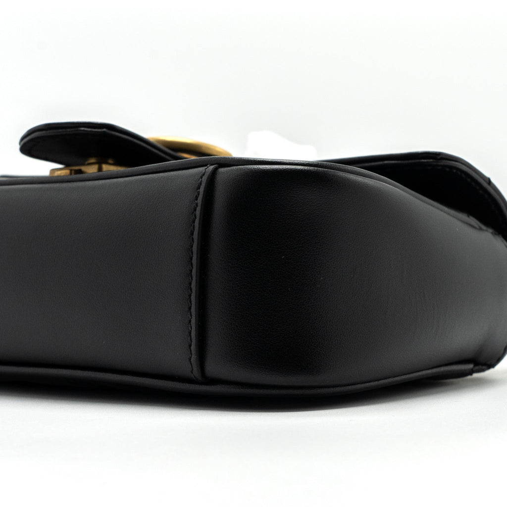 gucci-mini-marmont-calfskin-black-ghw