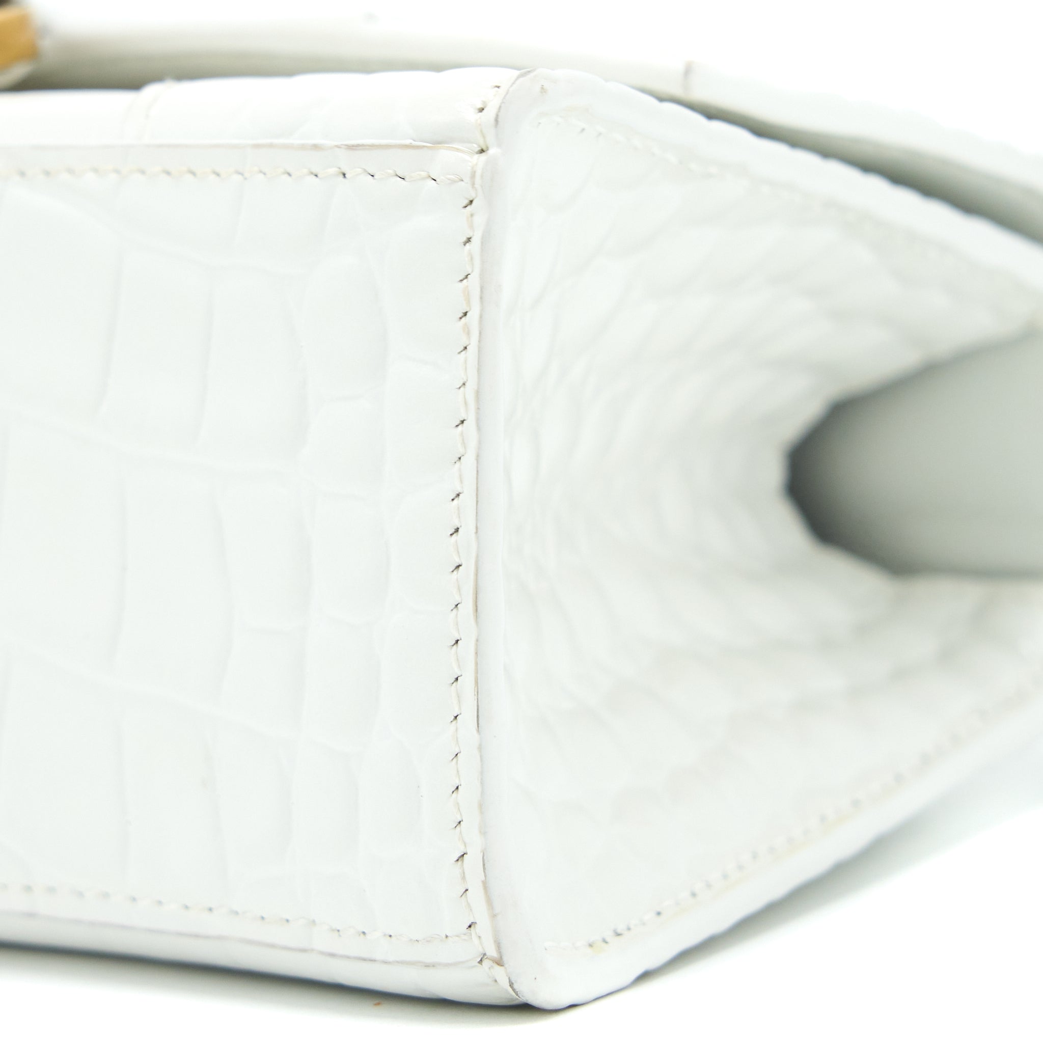 balenciaga-hourglass-xs-croc-embossed-calfskin-white-ghw