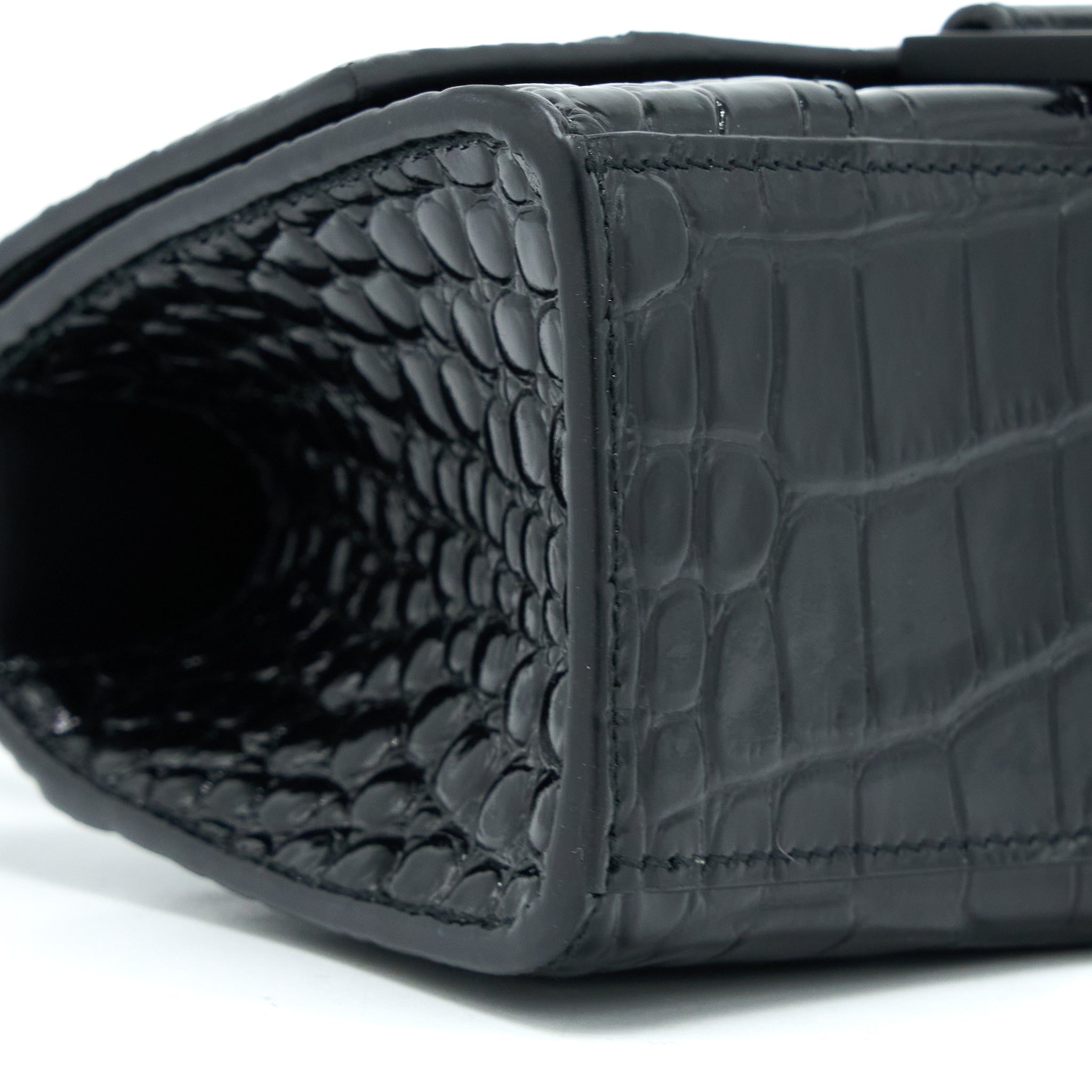 balenciaga-hourglass-xs-croc-embossed-leather-black-with-black-hardware