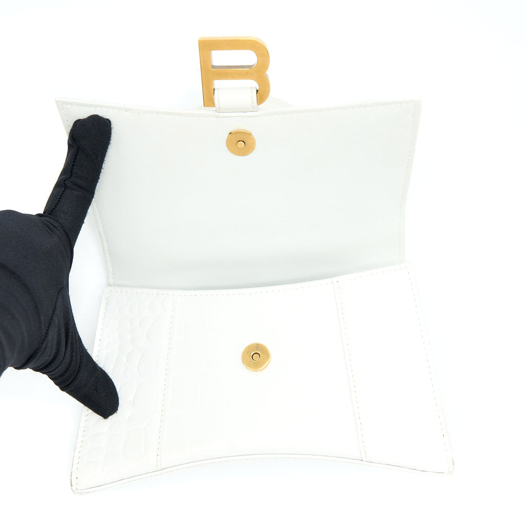 balenciaga-hourglass-xs-croc-embossed-calfskin-white-ghw