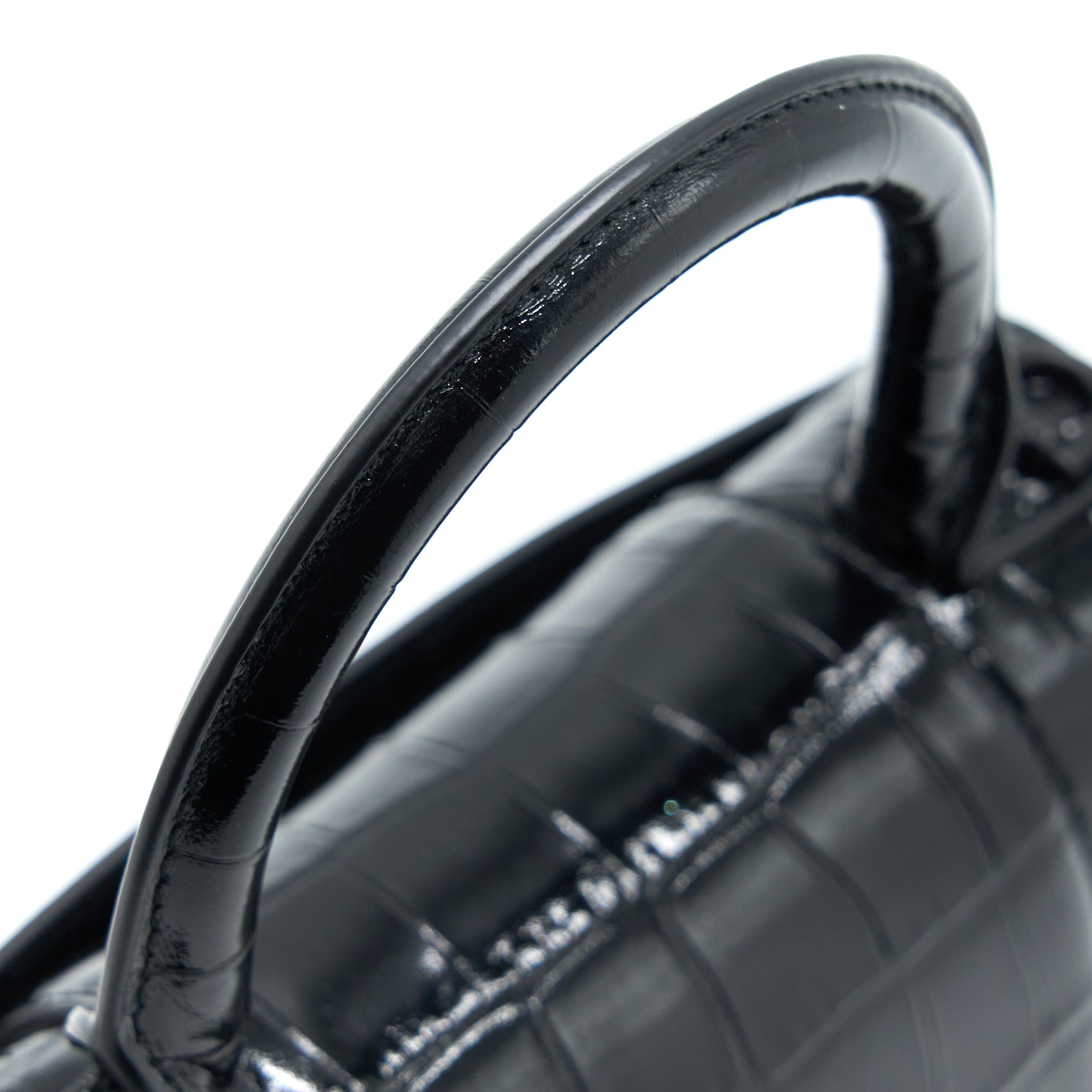 balenciaga-hourglass-xs-croc-embossed-leather-black-with-black-hardware