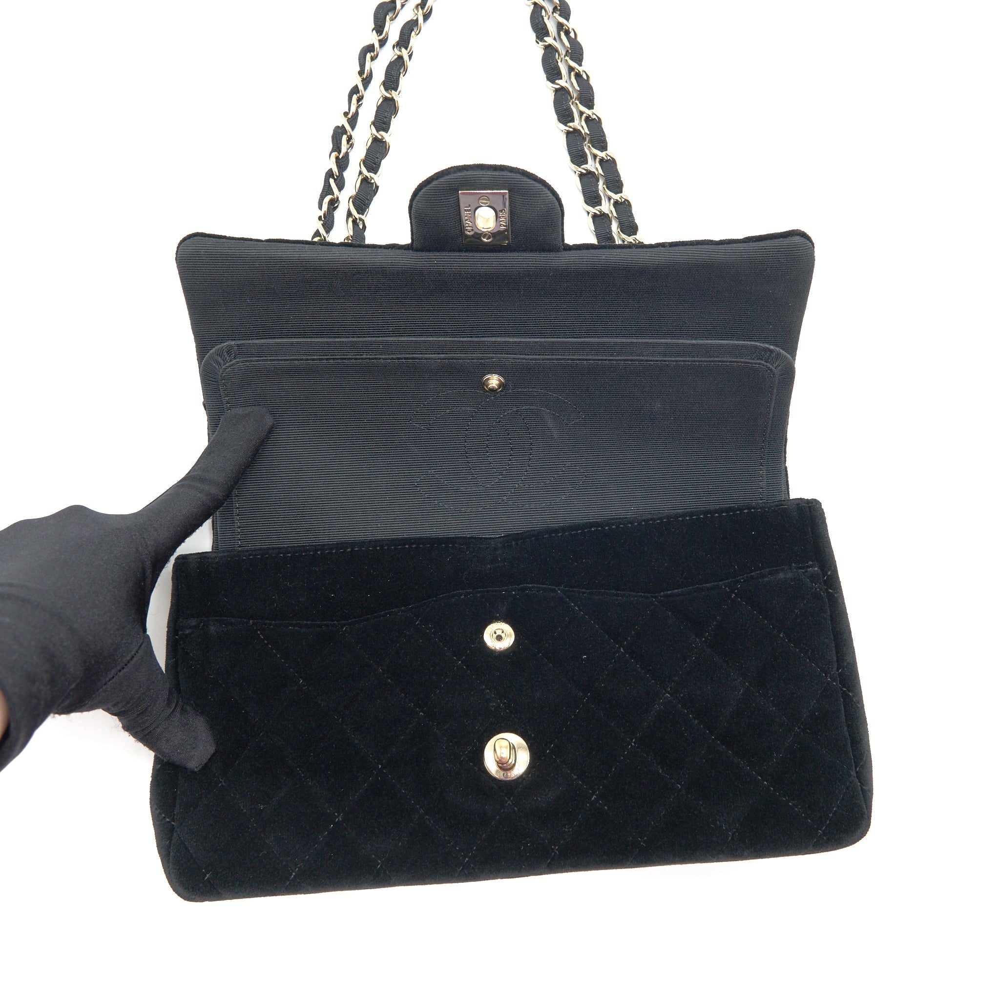 chanel-velvet-medium-classic-double-flap-bag-velvet-black-lghw