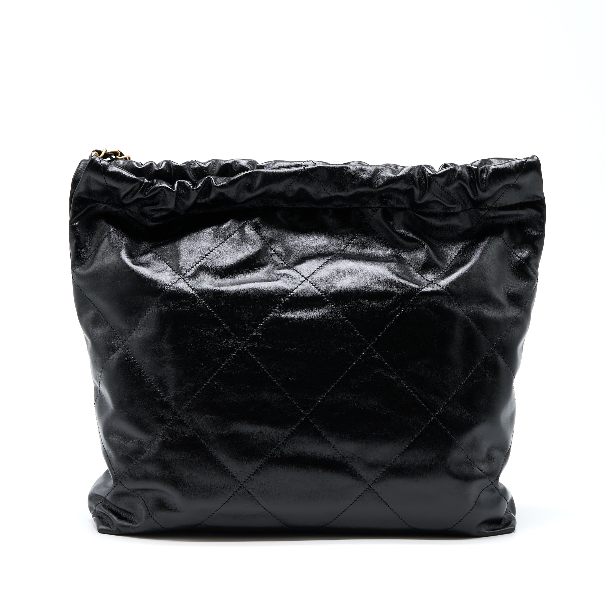 chanel-22-bag-medium-shiny-calfskin-black-in-gold-letter-ghw-microchip
