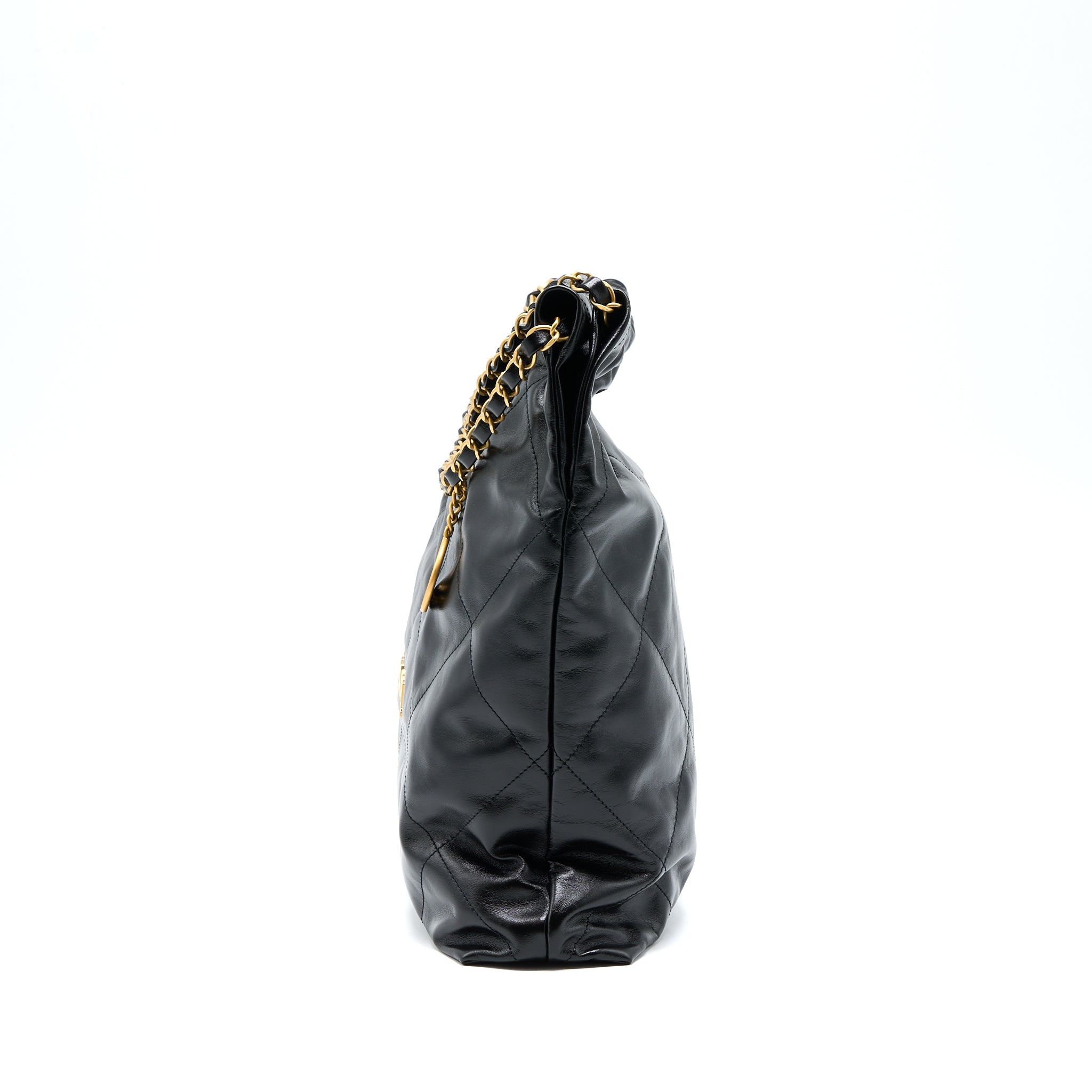 chanel-22-bag-medium-shiny-calfskin-black-in-gold-letter-ghw-microchip