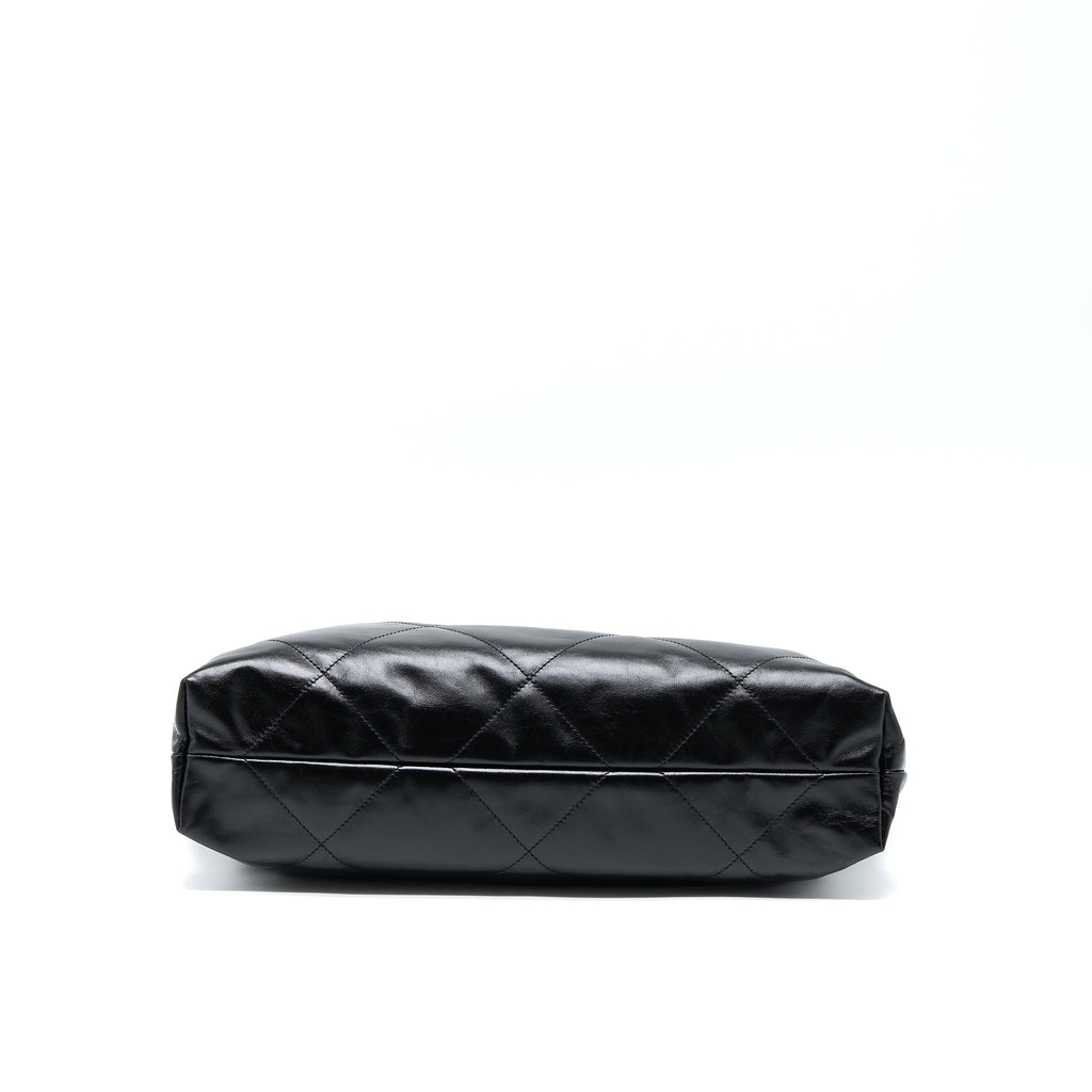 chanel-22-bag-medium-shiny-calfskin-black-in-gold-letter-ghw-microchip