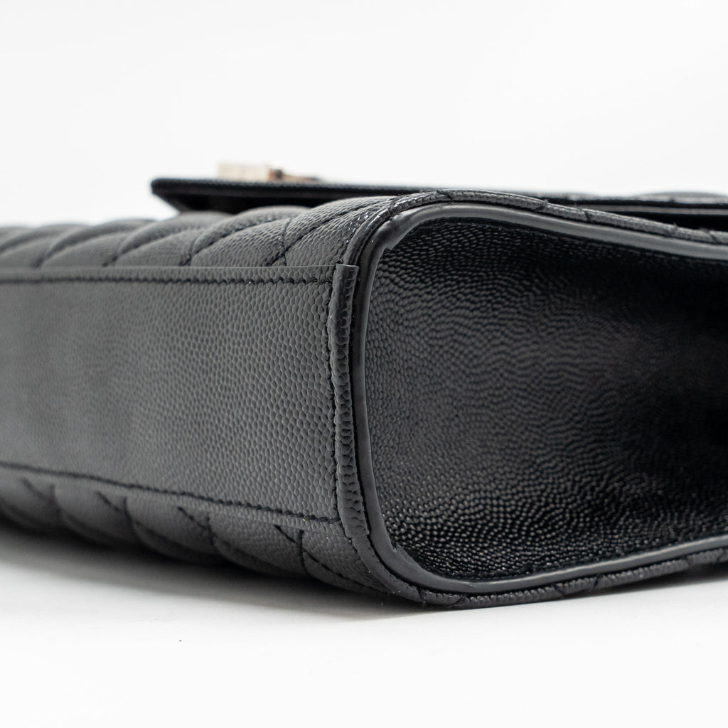 saint-laurent-ysl-medium-envelop-bag-grained-calfskin-black-shw