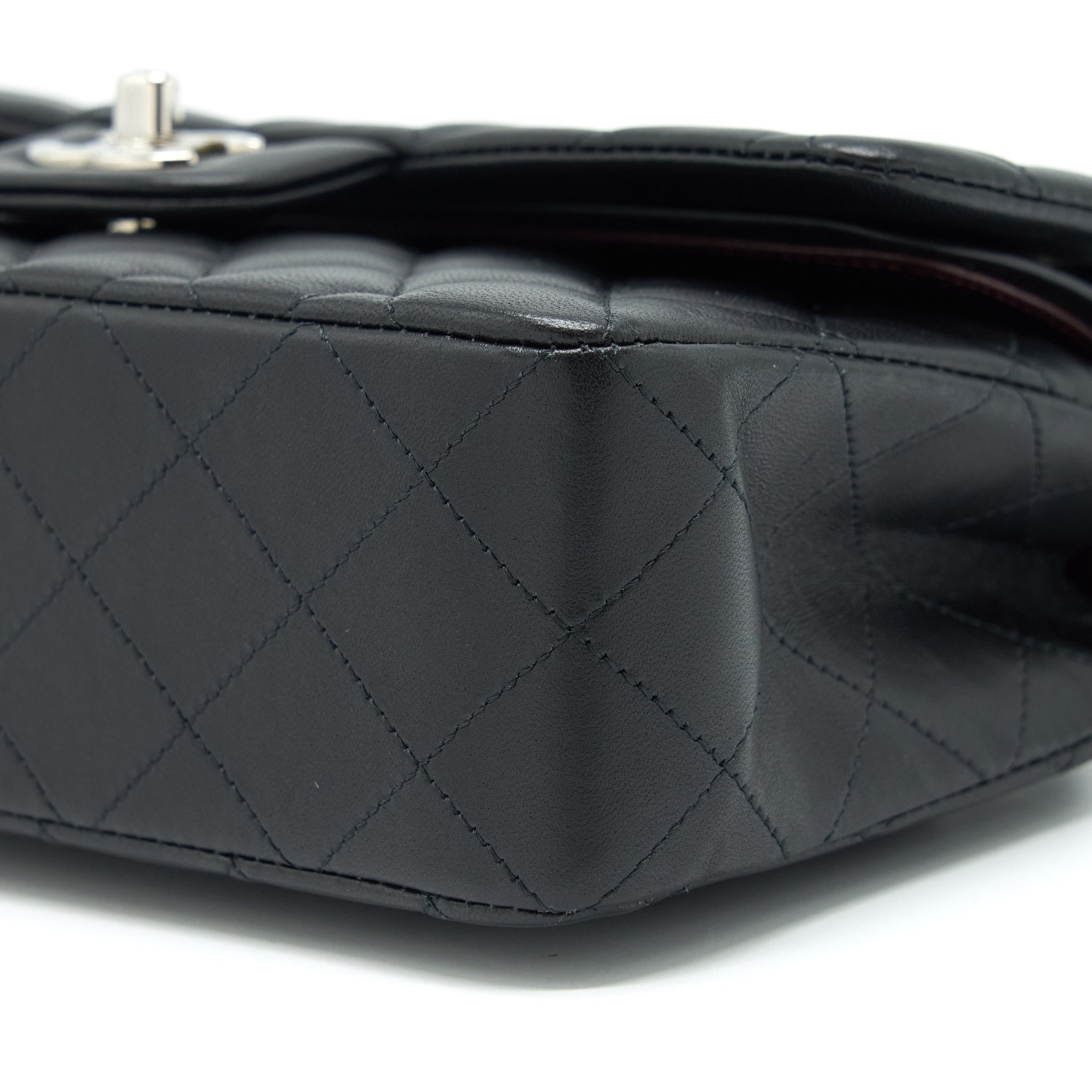 chanel-small-classic-double-flap-bag-lambskin-black-shw
