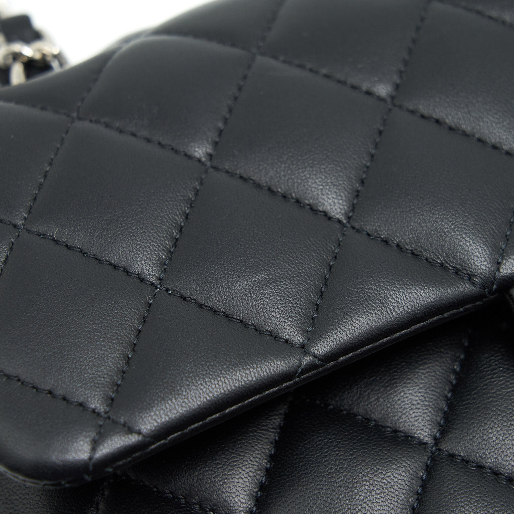 chanel-small-classic-double-flap-bag-lambskin-black-shw