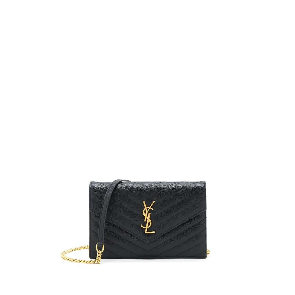 saint-laurent-ysl-envelop-chain-wallet-caviar-black-ghw