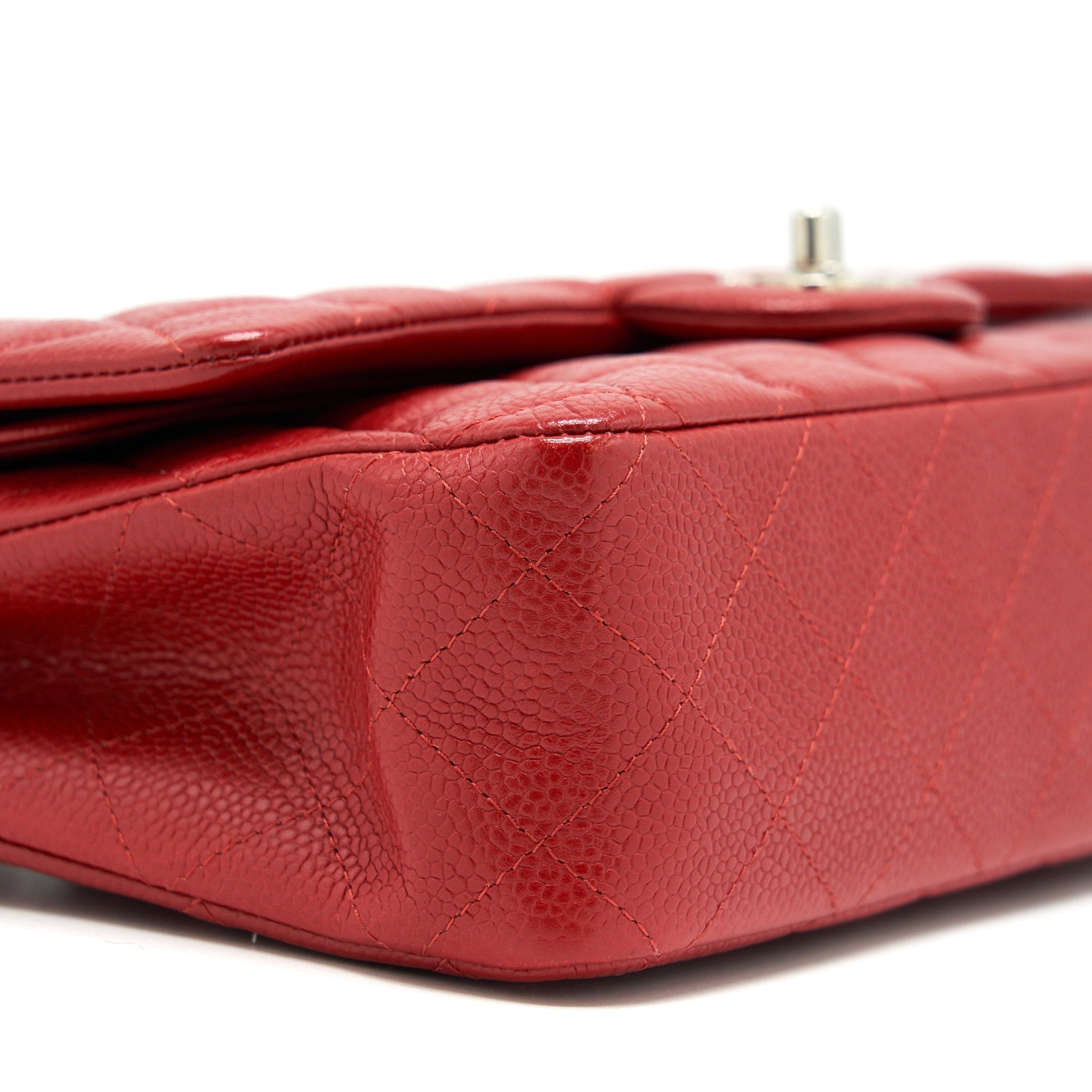 chanel-medium-classic-double-flap-caviar-red-with-shw