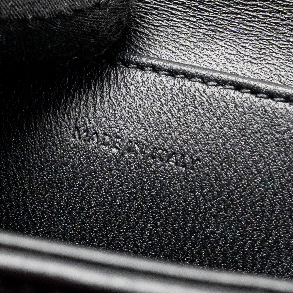 celine-matelasse-mini-chain-shoulder-bag-calfskin-black-ghw