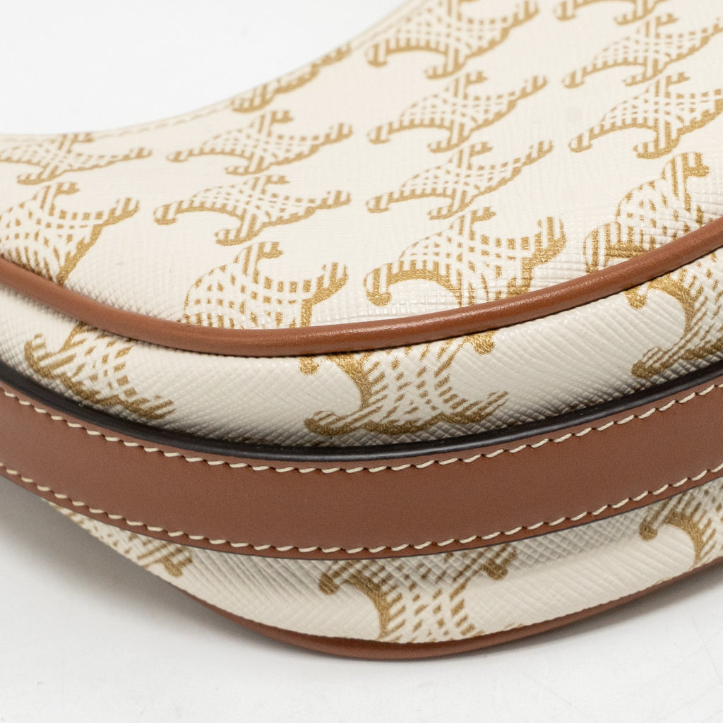 celine-mini-ava-bag-triomphe-canvas-calfskin-white-brown-ghw-1