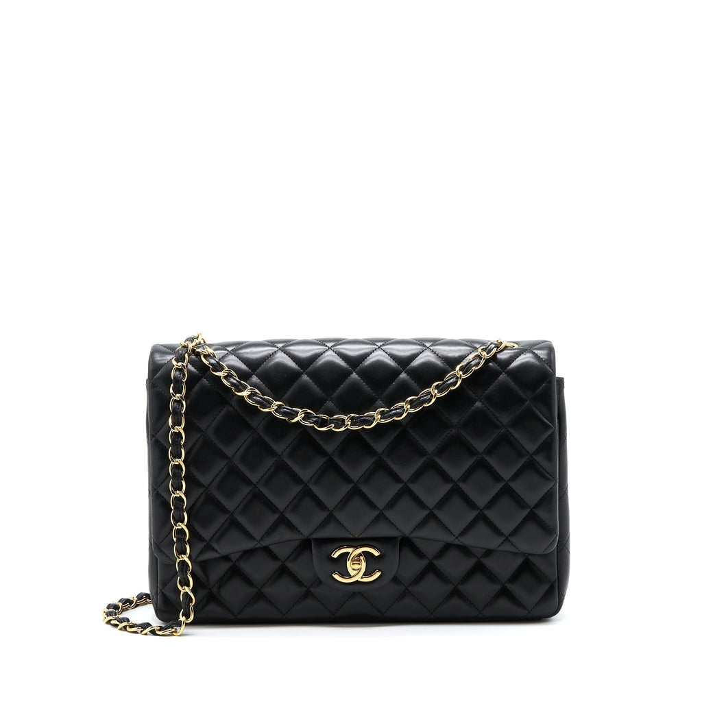 chanel-maxi-classic-double-flap-bag-lambskin-ghw