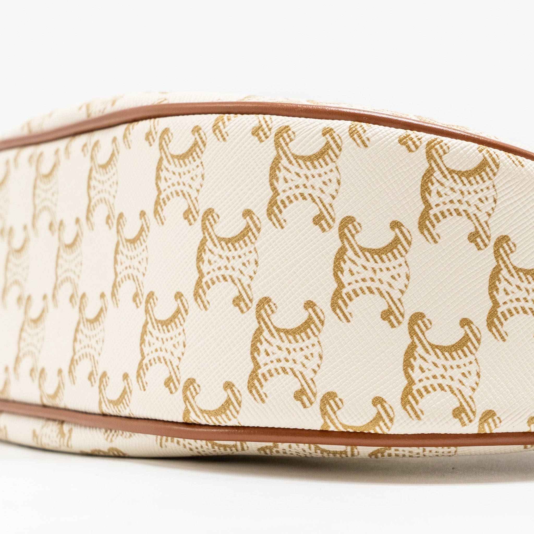 celine-ava-bag-triomphe-canvas-calfskin-white-brown-ghw-copy